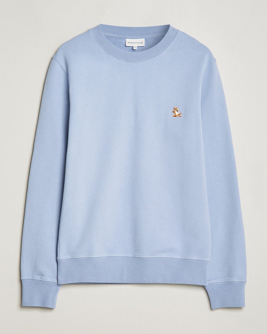 Herr | Tröjor | Maison Kitsuné | Chillax Fox Sweatshirt Beat Blue