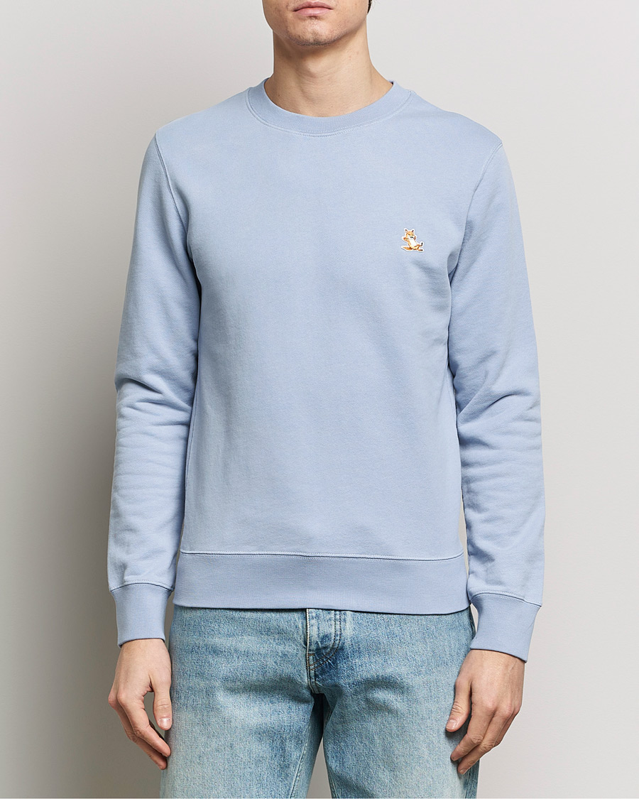 Herr | Tröjor | Maison Kitsuné | Chillax Fox Sweatshirt Beat Blue