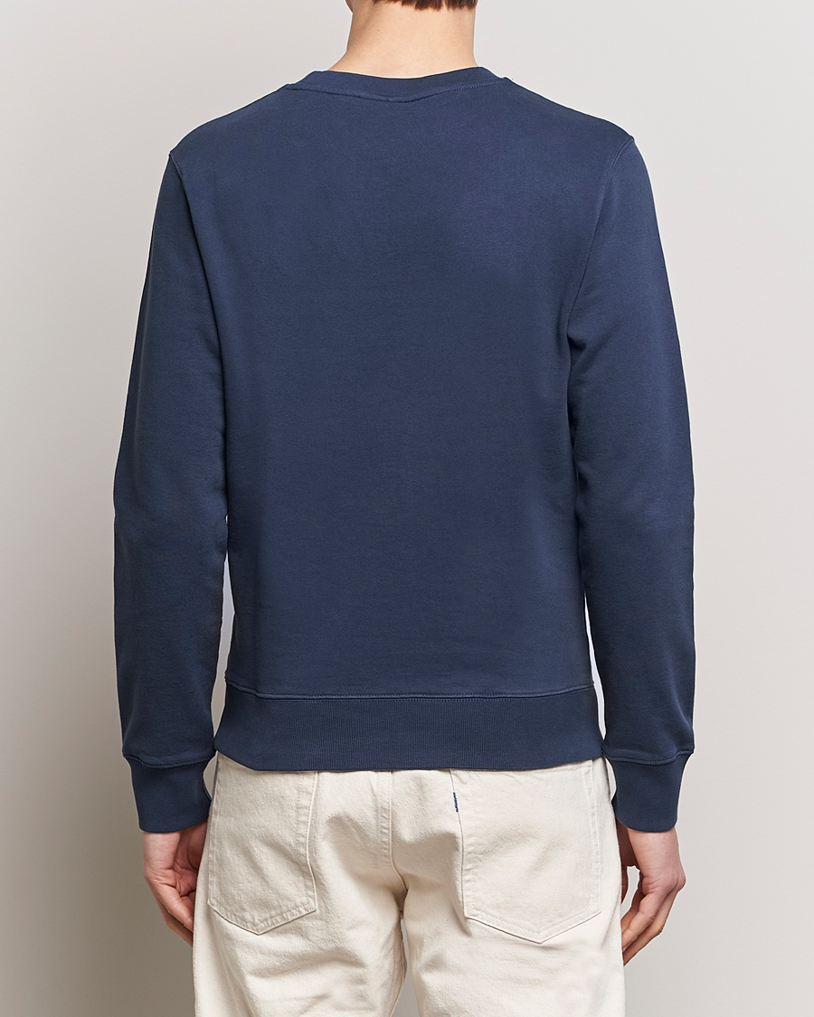 Herr | Tröjor | Maison Kitsuné | Chillax Fox Sweatshirt Ink Blue