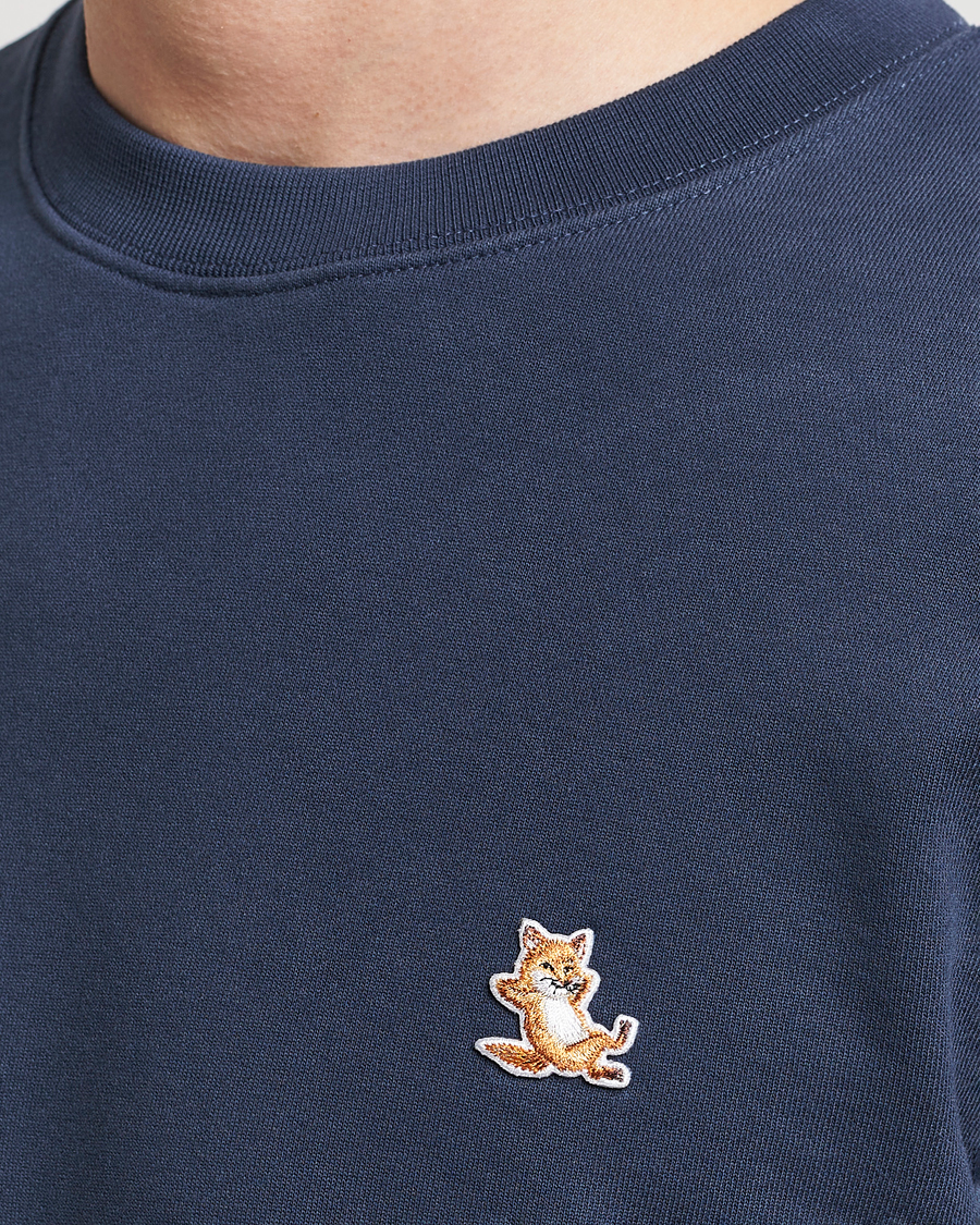 Herr | Tröjor | Maison Kitsuné | Chillax Fox Sweatshirt Ink Blue