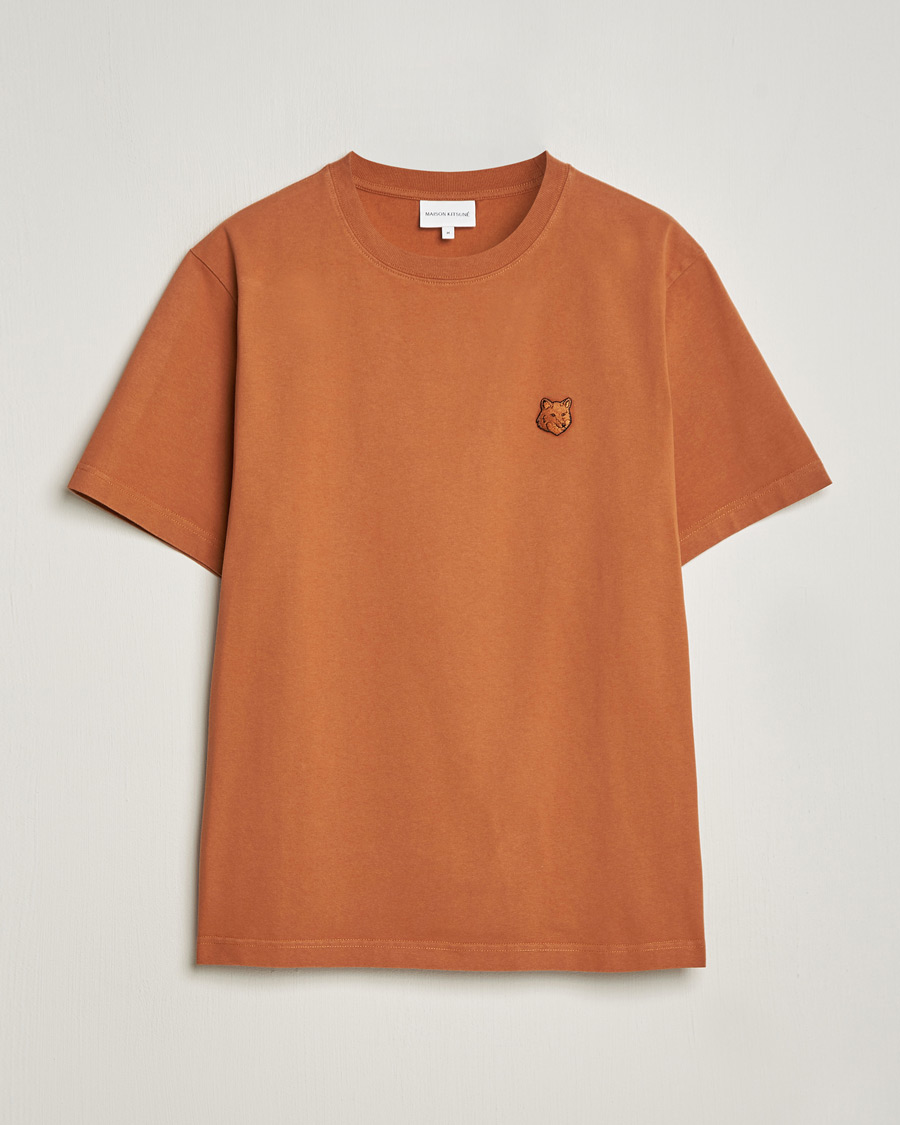 Herr | T-Shirts | Maison Kitsuné | Tonal Fox Head T-Shirt Tobacco