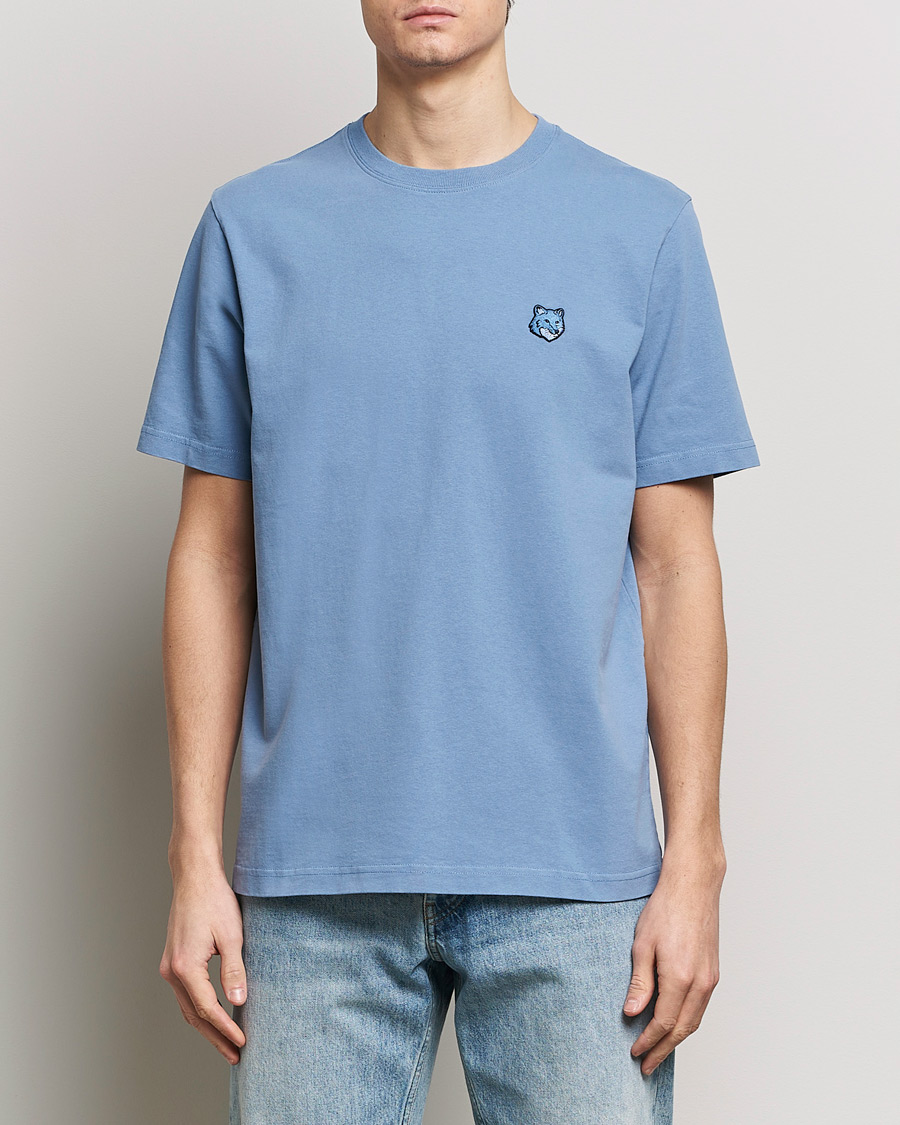 Herr | Avdelningar | Maison Kitsuné | Tonal Fox Head T-Shirt Hampton Blue