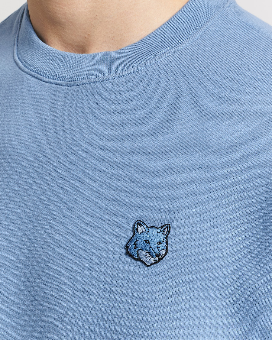 Herr | Tröjor | Maison Kitsuné | Tonal Fox Head Sweatshirt Hampton Blue