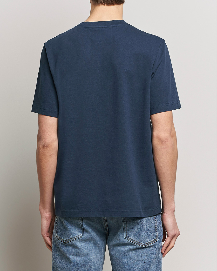 Herr | T-Shirts | Maison Kitsuné | Racing Fox T-Shirt Ink Blue