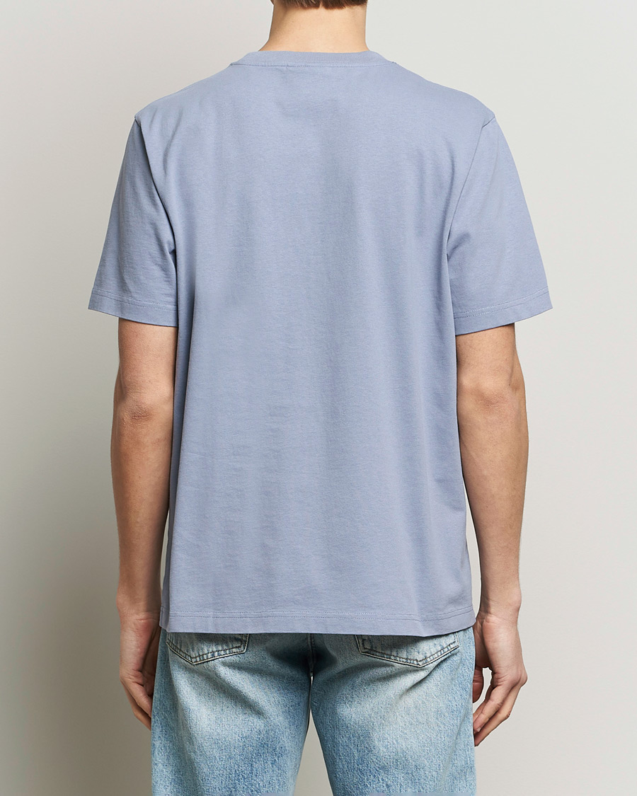 Herr | T-Shirts | Maison Kitsuné | Racing Fox T-Shirt Duster Blue