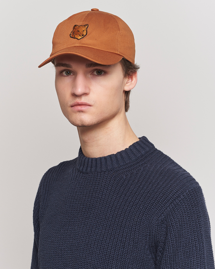 Herre |  | Maison Kitsuné | Tonal Fox Cap Tobacco