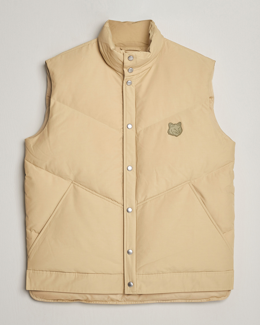 Herr | Jackor | Maison Kitsuné | Tonal Fox Puffer Vest Canvas