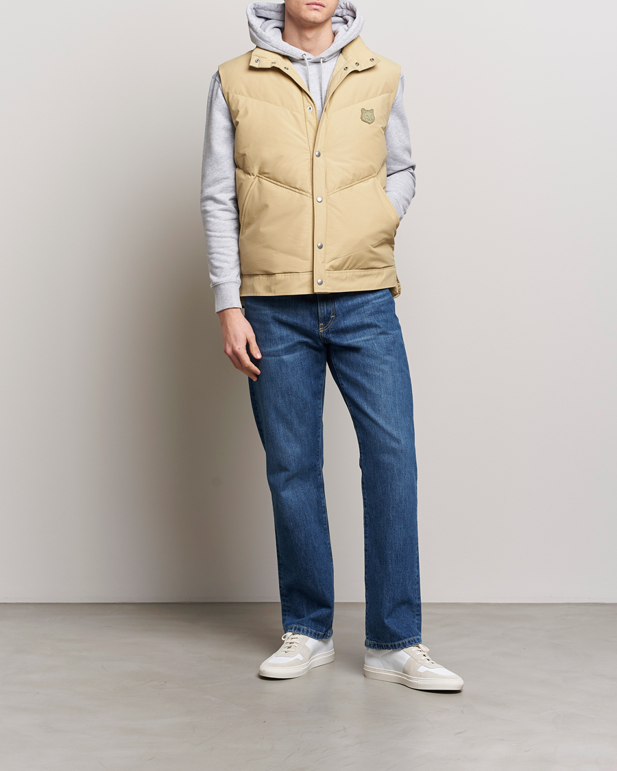 Herr | Jackor | Maison Kitsuné | Tonal Fox Puffer Vest Canvas