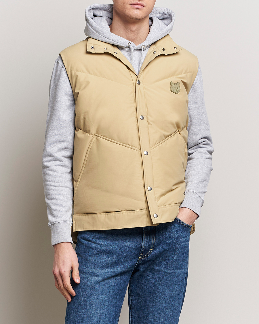 Herr | Jackor | Maison Kitsuné | Tonal Fox Puffer Vest Canvas