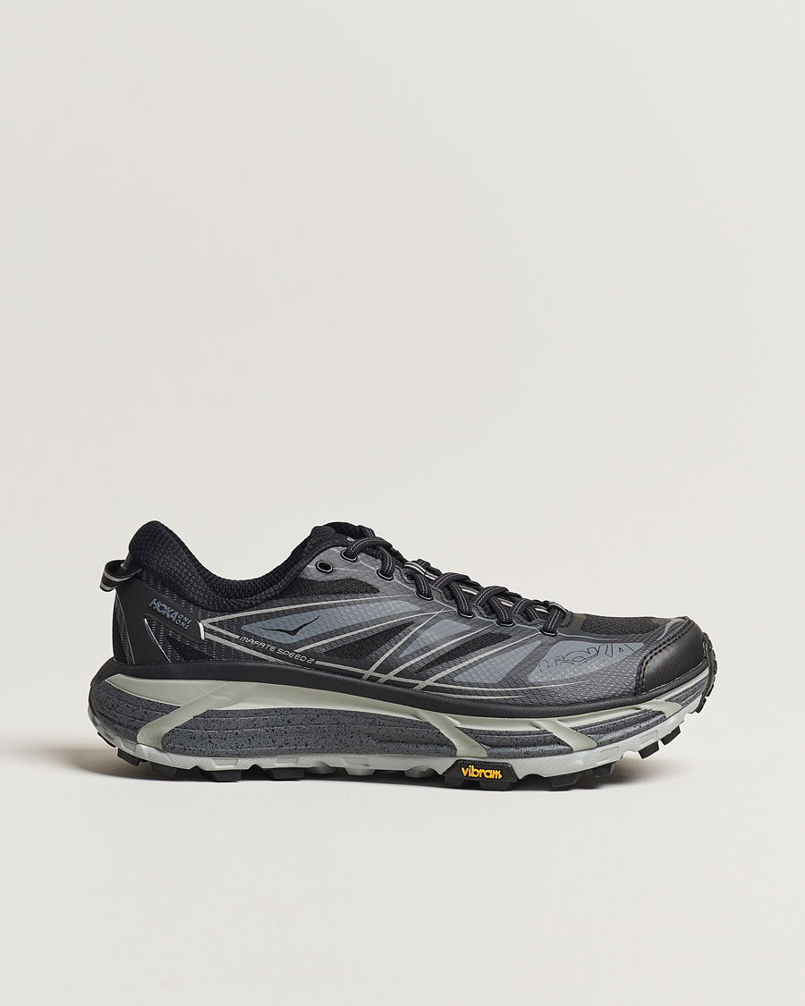 Herr | Trail Sneakers | Hoka | One Mafate Speed 2 Black/Castlerock