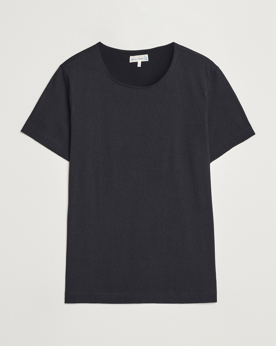 Herr | T-Shirts | Merz b. Schwanen | 1920s Loopwheeled T-Shirt Charcoal