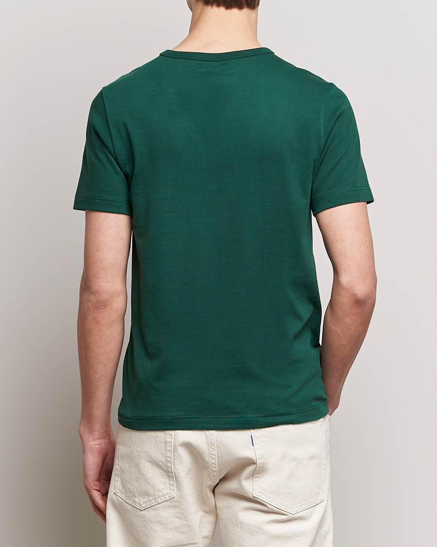 Herr | T-Shirts | Merz b. Schwanen | 1950s Classic Loopwheeled T-Shirt Classic Green