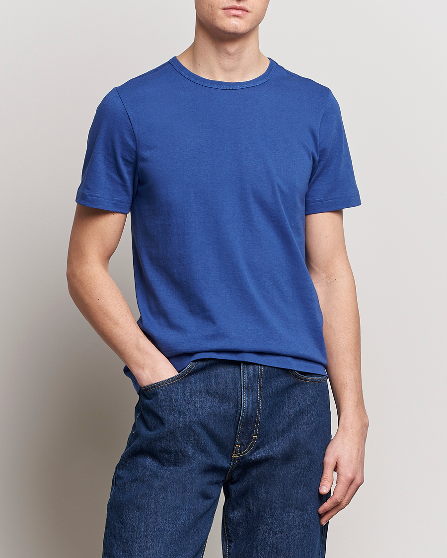 Herr | Contemporary Creators | Merz b. Schwanen | 1950s Classic Loopwheeled T-Shirt Vintage Blue