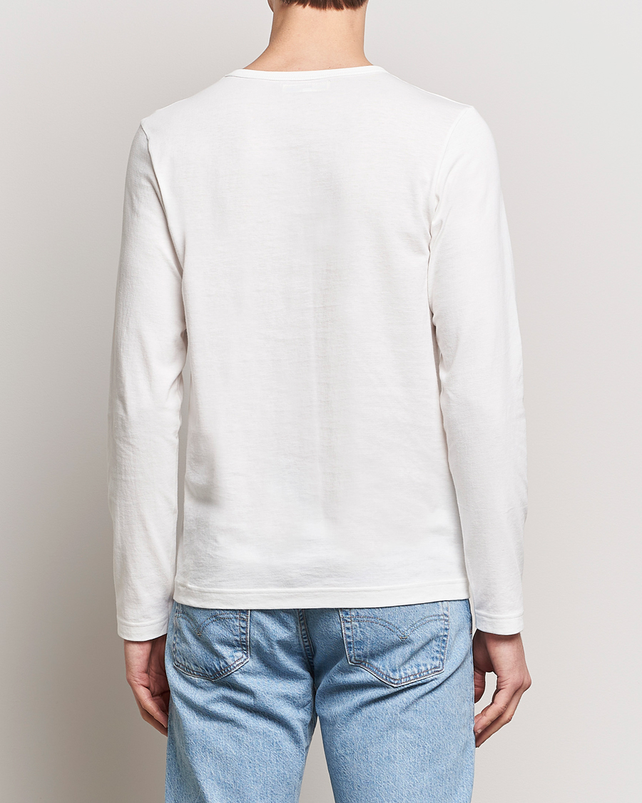 Herr | T-Shirts | Merz b. Schwanen | 1950s Classic Loopwheeled Longsleeve T-Shirt White