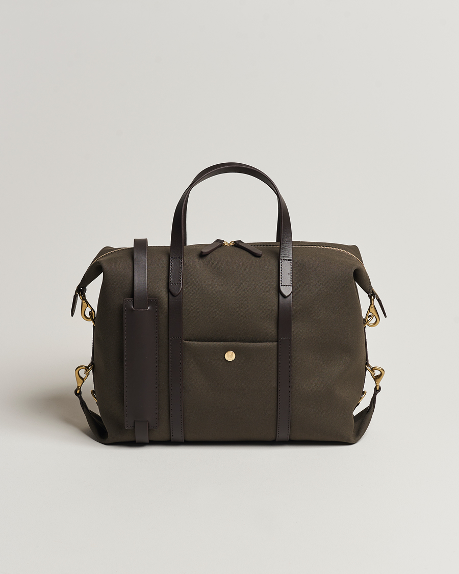 Herr | Väskor | Mismo | M/S Utility Canvas Duffle Bag Army/Dark Brown