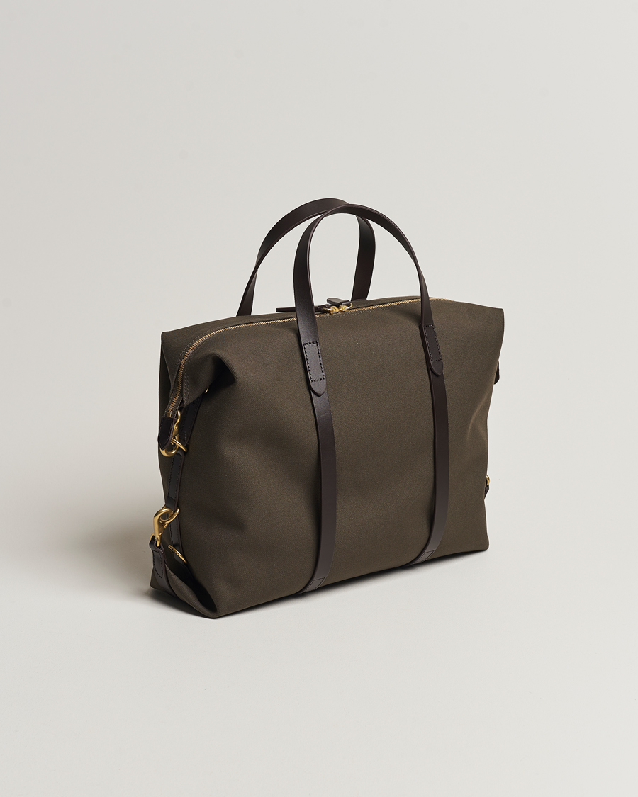 Herr | Väskor | Mismo | M/S Utility Canvas Duffle Bag Army/Dark Brown