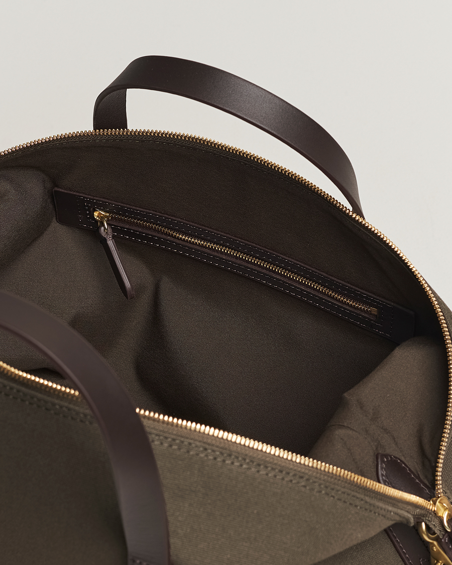 Herr | Väskor | Mismo | M/S Utility Canvas Duffle Bag Army/Dark Brown