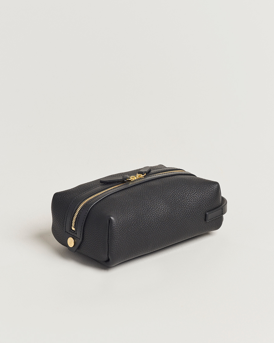 Herr | Avdelningar | Mismo | Groom Pebbled Leather Washbag Black