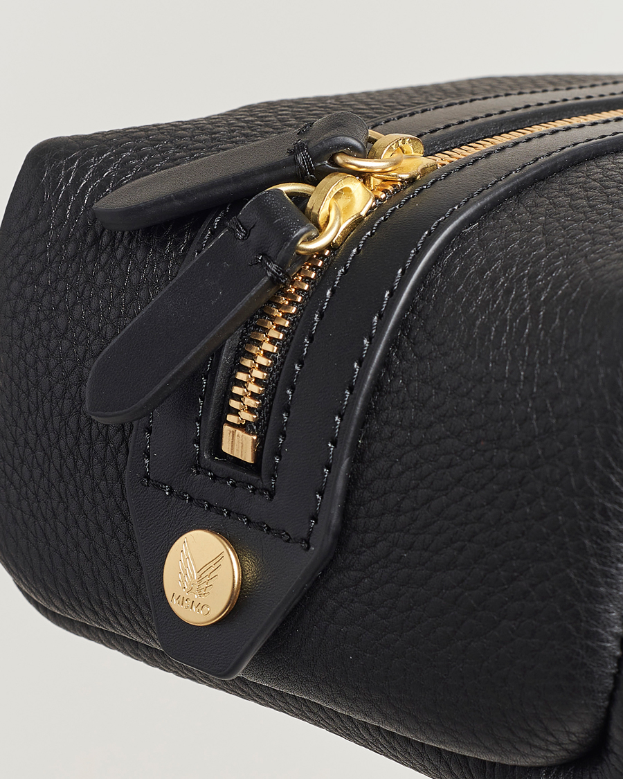 Herr | Väskor | Mismo | Groom Pebbled Leather Washbag Black