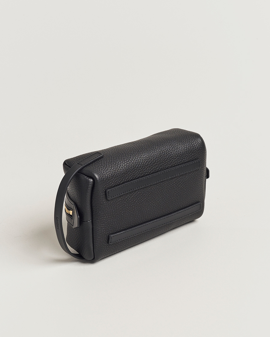 Herr | Väskor | Mismo | Groom Pebbled Leather Washbag Black