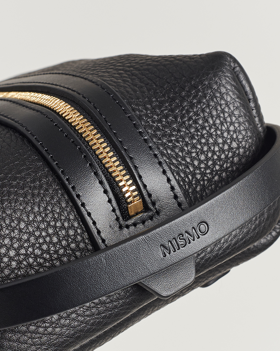 Herr | Väskor | Mismo | Groom Pebbled Leather Washbag Black