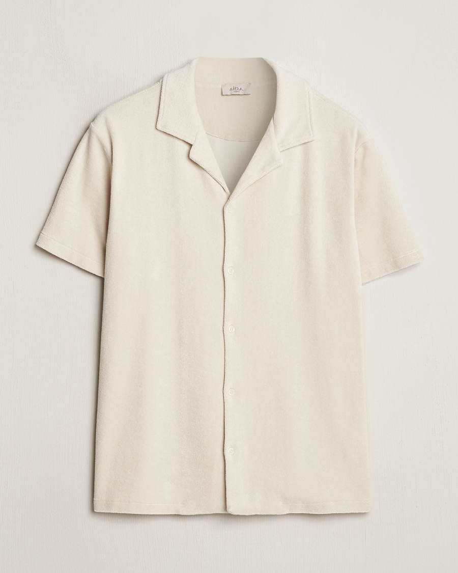 Herr | Skjortor | Altea | Terry Bowling Shirt Light Beige