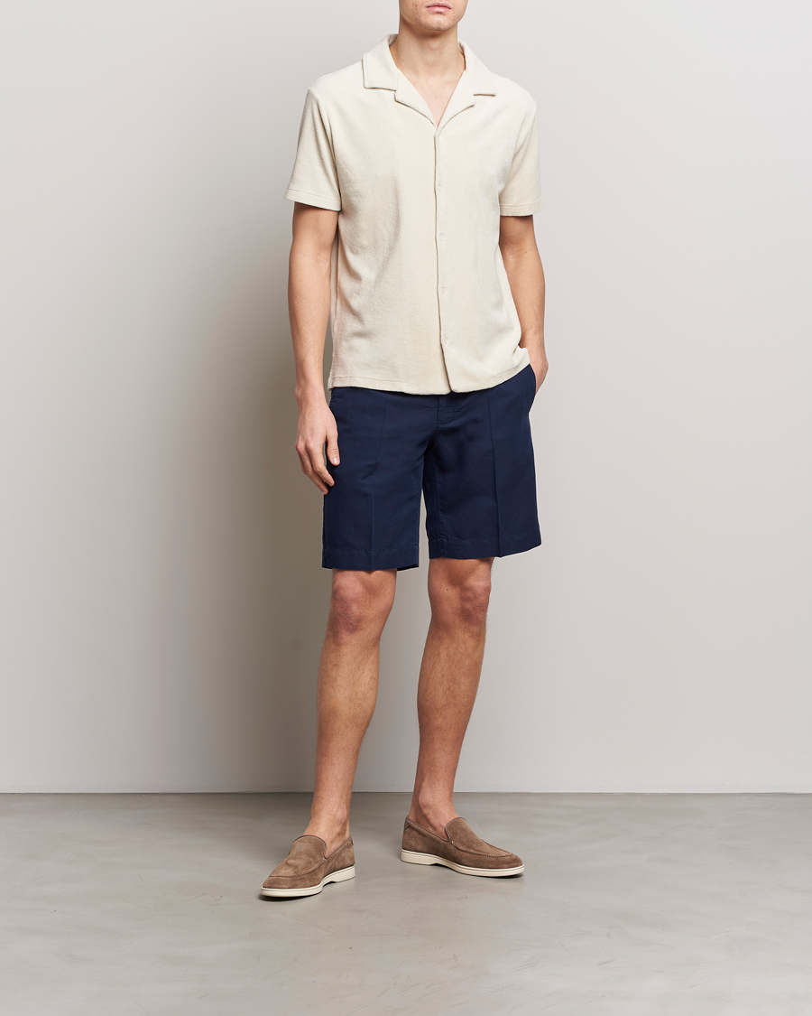 Herr | Skjortor | Altea | Terry Bowling Shirt Light Beige