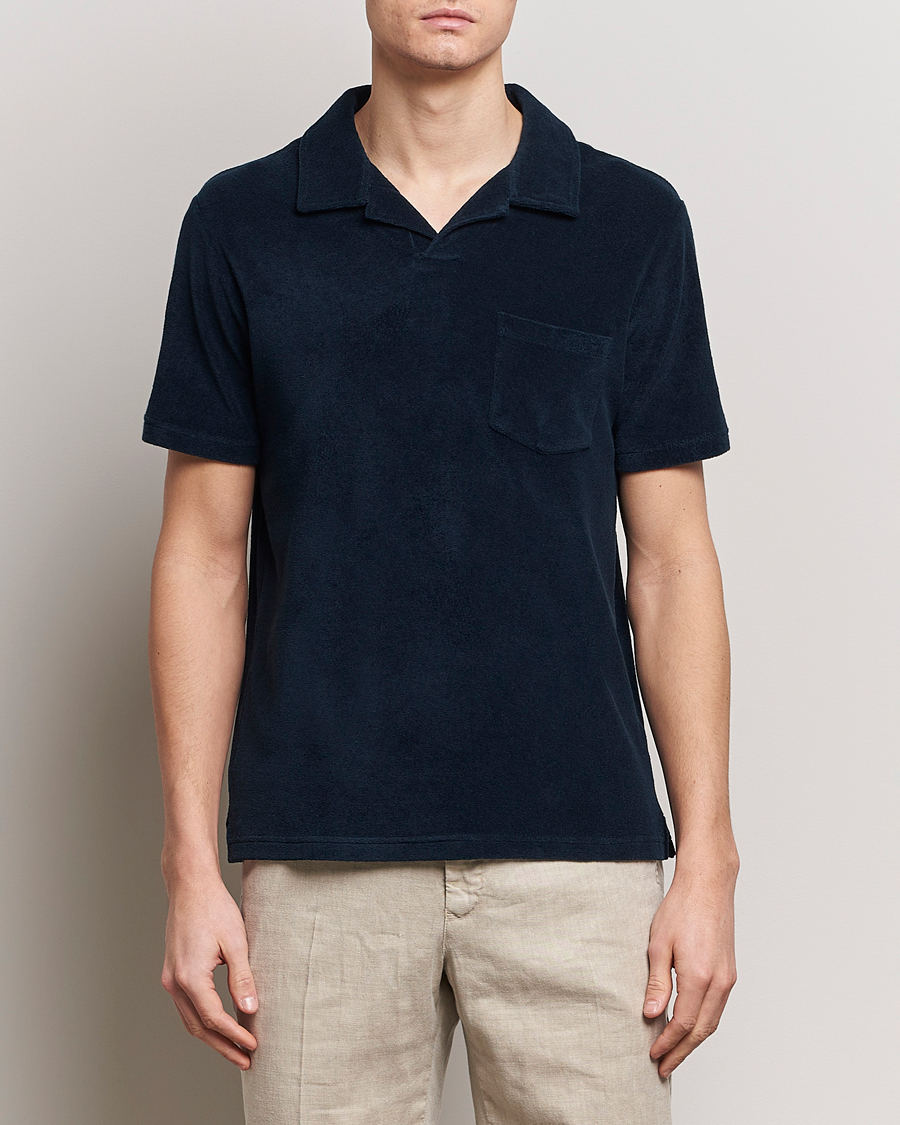 Herr | Kortärmade pikéer | Altea | Terry Cotton Polo Navy