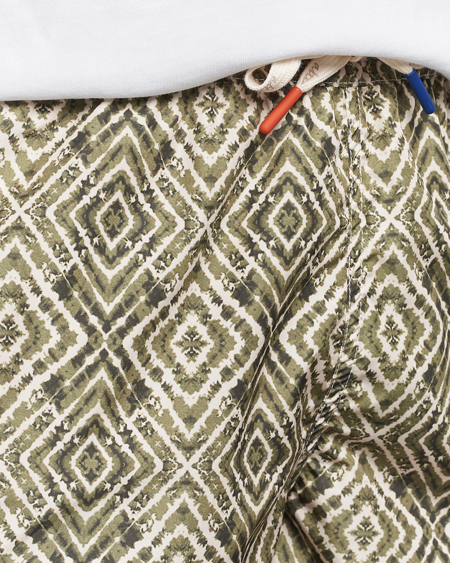 Herr | Badbyxor | Altea | Printed Swim Shorts Green