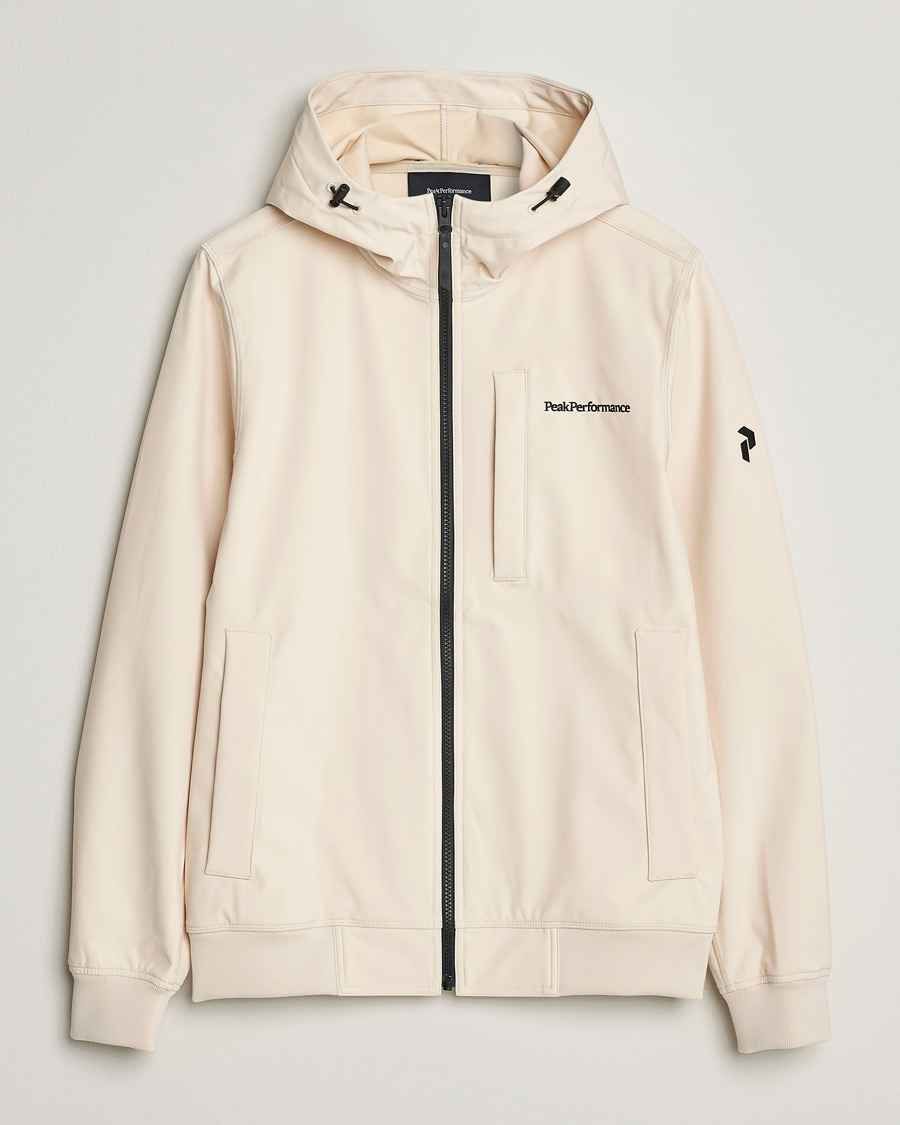 Herr | Jackor | Peak Performance | Softshell Hooded Jacket Sand Fog