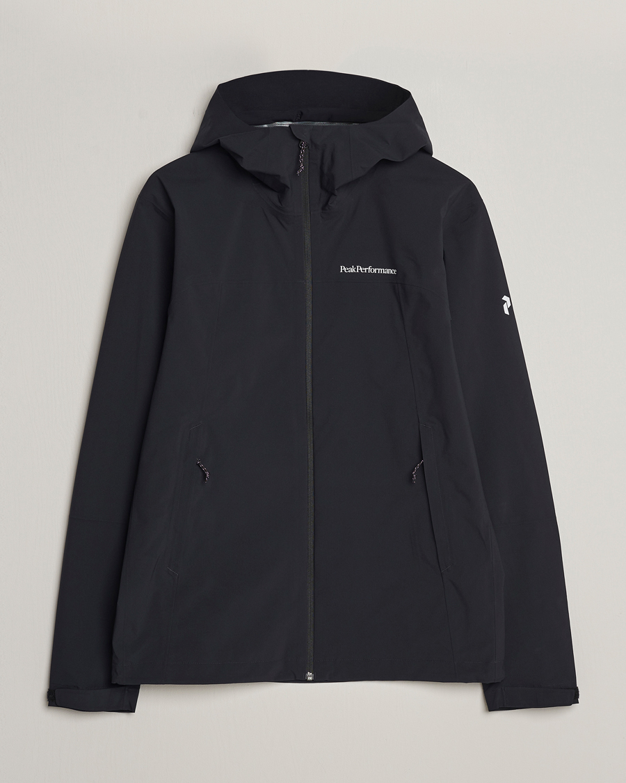 Herr | Jackor | Peak Performance | Trail Hipe Hooded Shell Jacket Black