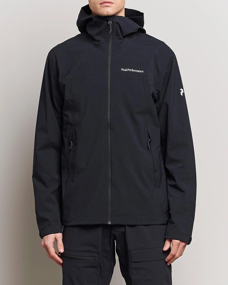 Herr | Vårjackor herr | Peak Performance | Trail Hipe Hooded Jacket Black