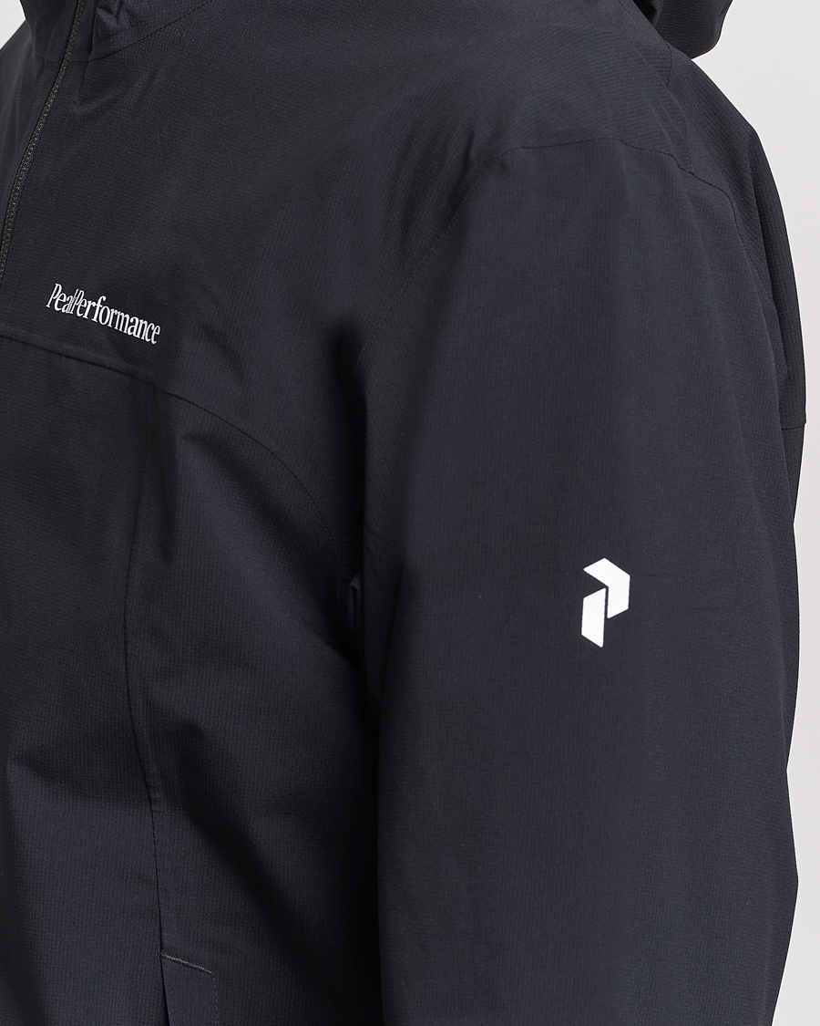 Herr | Jackor | Peak Performance | Trail Hipe Hooded Shell Jacket Black