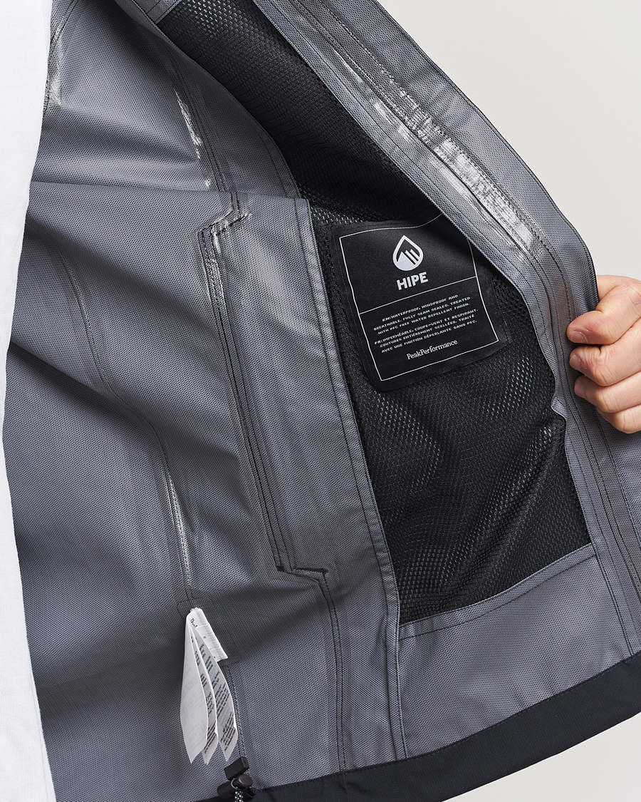 Herr | Jackor | Peak Performance | Trail Hipe Hooded Shell Jacket Black