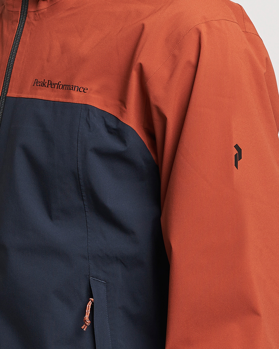 Herr | Jackor | Peak Performance | Trail Hipe Hooded Jacket Spiced/Salute Navy/Desert