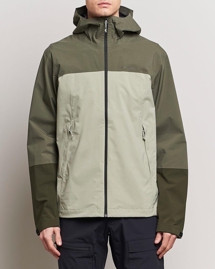 Herr | Kläder | Peak Performance | Trail Hipe Hooded Jacket Pine Needle/Limit Green