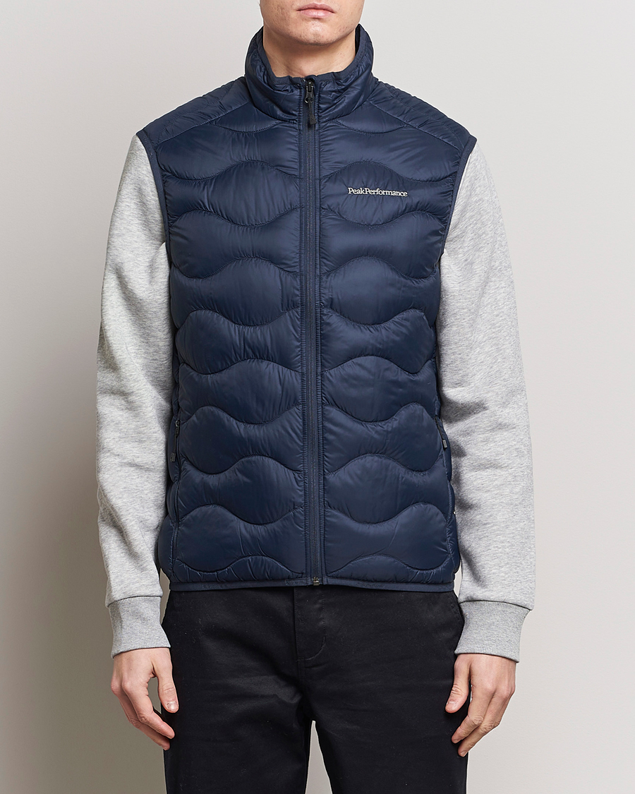 Herr | Peak Performance | Peak Performance | Helium Down Vest Blue Shadow