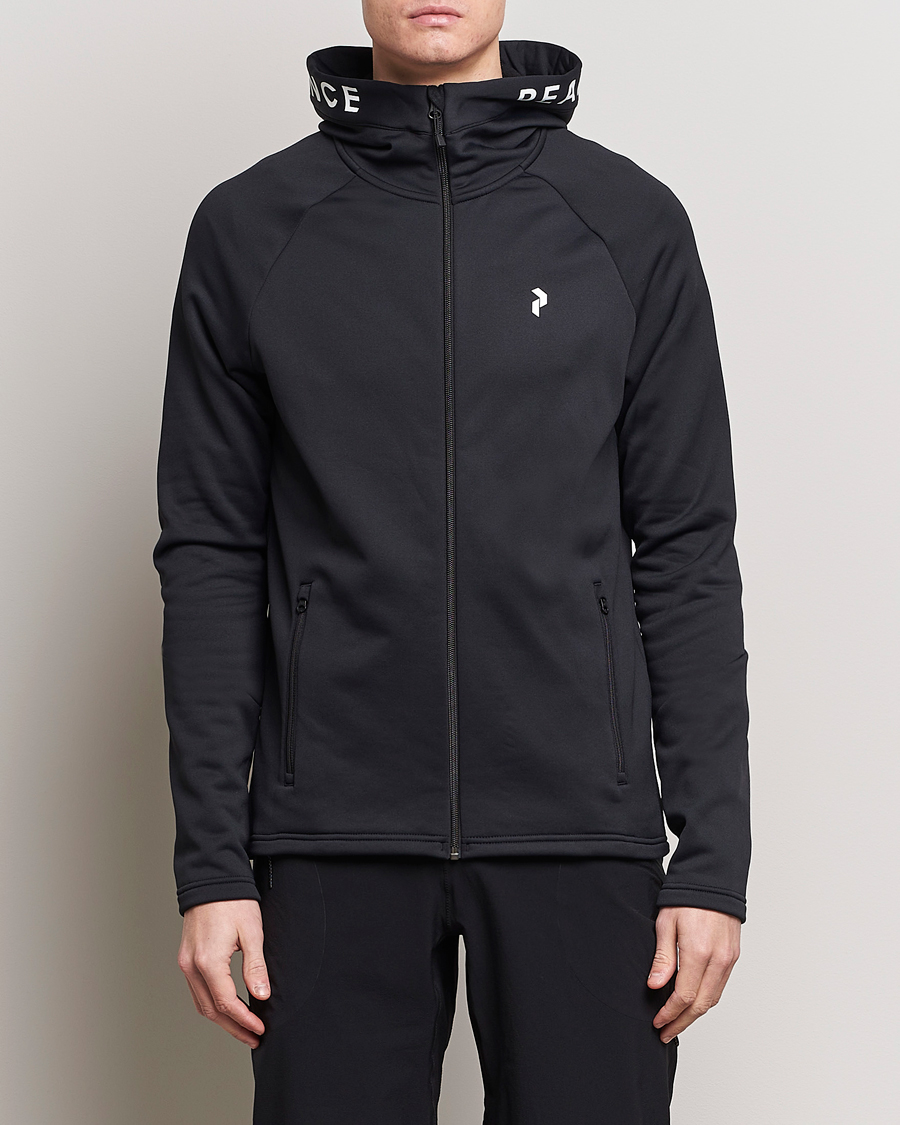 Herre |  | Peak Performance | Rider Hooded Full Zip Black