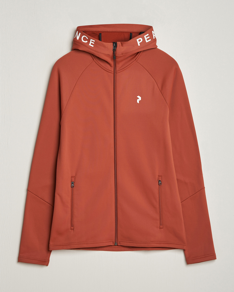 Herr | Tröjor | Peak Performance | Rider Hooded Full Zip Spiced