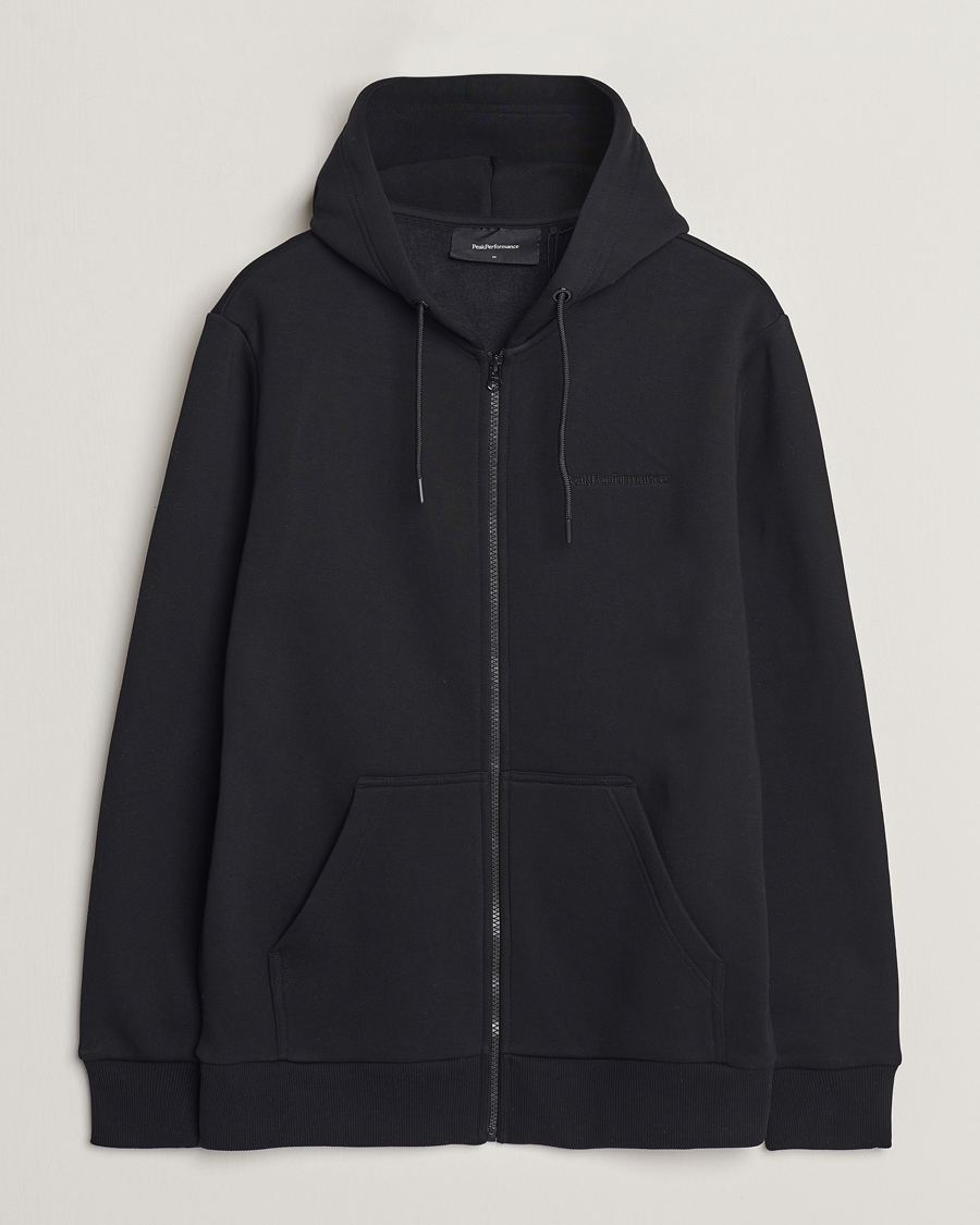 Herr | Tröjor | Peak Performance | Original Full Zip Hoodie Black