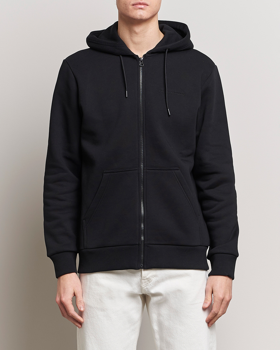 Herr |  | Peak Performance | Original Logo Full Zip Hoodie Black