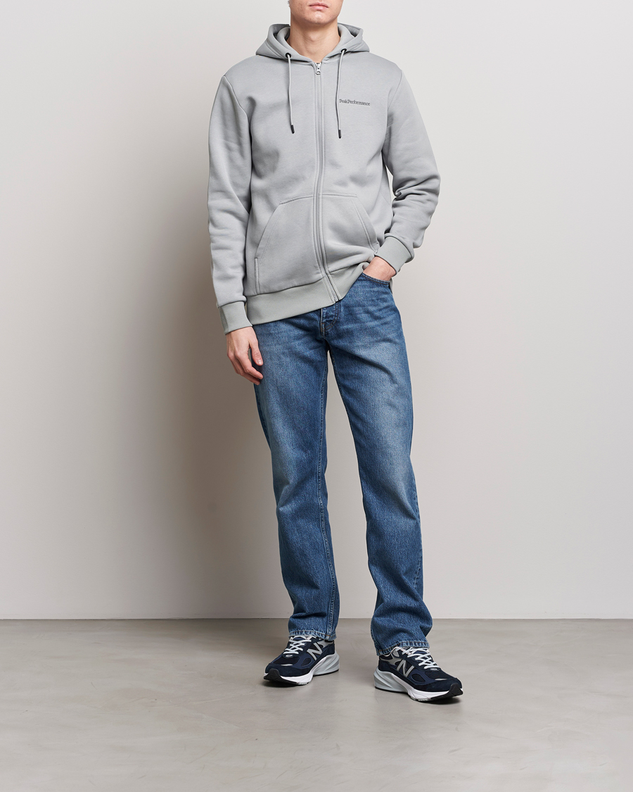 Herr | Tröjor | Peak Performance | Original Logo Full Zip Hoodie Desert Blow