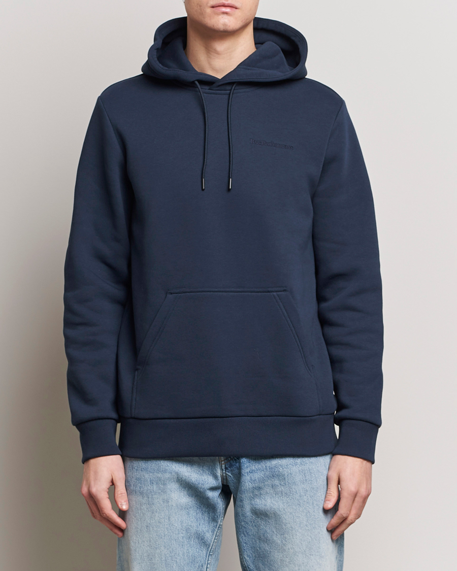 Herre | Peak Performance | Peak Performance | Original Logo Hoodie Blue Shadow