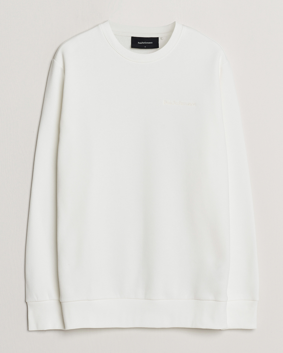 Herr | Tröjor | Peak Performance | Original Logo Crew Neck Sweatshirt Off White