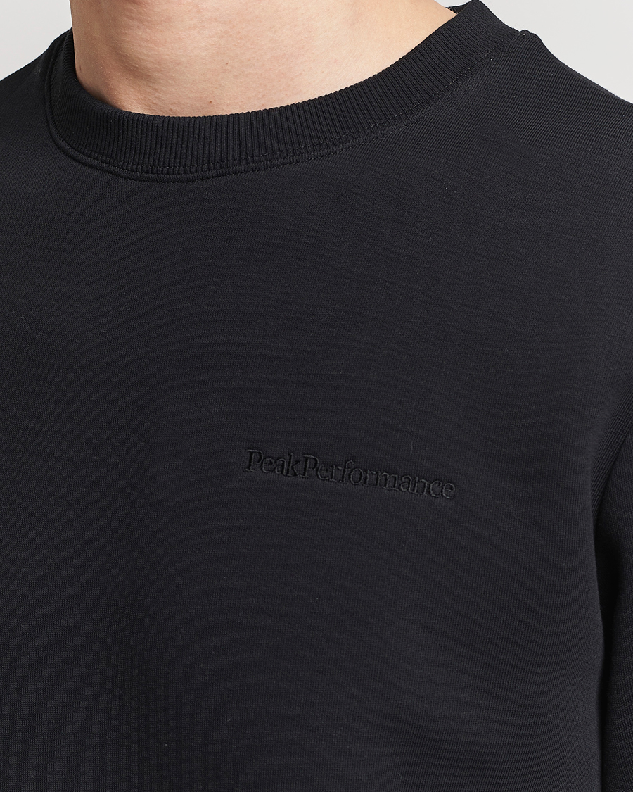 Herr | Tröjor | Peak Performance | Original Crew Neck Sweatshirt Black