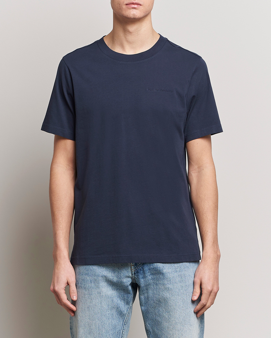 Herr | Kortärmade t-shirts | Peak Performance | Original Logo Crew Neck T-Shirt Blue Shadow