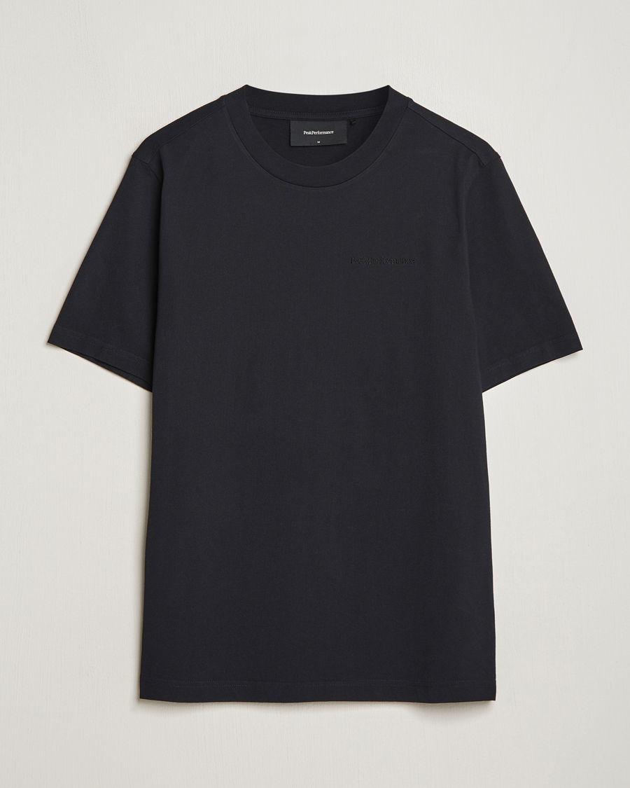 Herr | T-Shirts | Peak Performance | Original Crew Neck T-Shirt Black