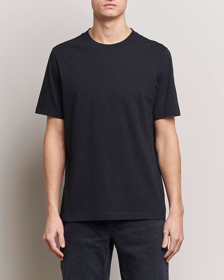 Herr | T-Shirts | Peak Performance | Original Crew Neck T-Shirt Black