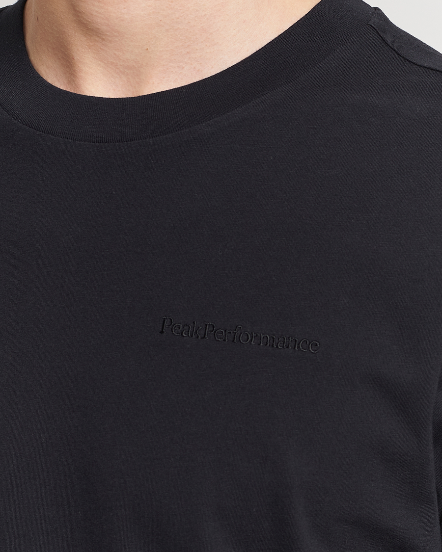 Herr | T-Shirts | Peak Performance | Original Crew Neck T-Shirt Black