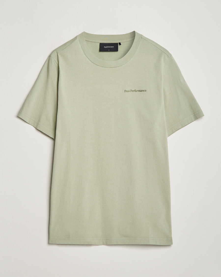 Herr | T-Shirts | Peak Performance | Original Logo Crew Neck T-Shirt Limit Green